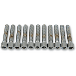 DRAG SPECIALTIES 1/4 - 20*1 - 1/4 SMOOTH ALLEN BOLTS CY - CHROME (MPB182S) - DRIVEN Canada's Powersports 632393167789MPB182S