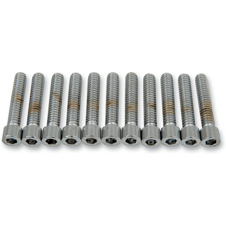 DRAG SPECIALTIES 1/4 - 20*1 - 1/4 SMOOTH ALLEN BOLTS CY - CHROME (MPB182S) - DRIVEN Canada's Powersports 632393167789MPB182S