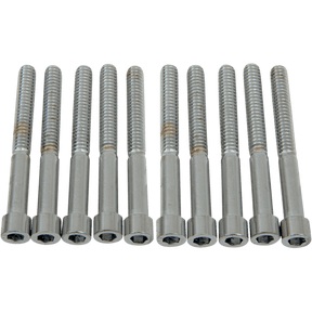 DRAG SPECIALTIES 1/4 - 20*2 - 1/4 ALLEN HD BOLT (10) CY - CHROME (MPB186S) - DRIVEN Canada's Powersports 632393168007MPB186S