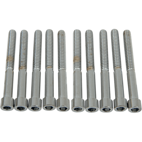 DRAG SPECIALTIES 1/4 - 20*2 - 1/4 ALLEN HD BOLT (10) CY - CHROME (MPB186S) - DRIVEN Canada's Powersports 632393168007MPB186S