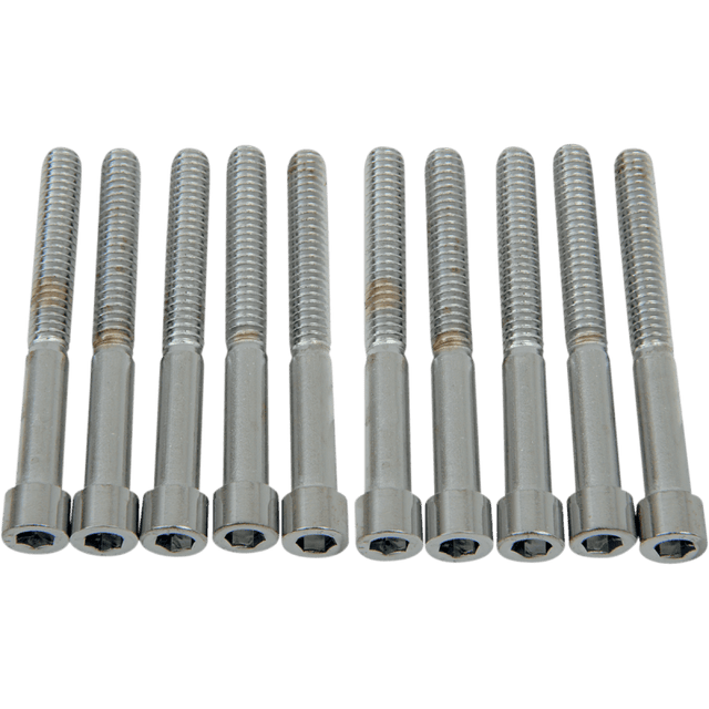 DRAG SPECIALTIES 1/4 - 20*2 - 1/4 ALLEN HD BOLT (10) CY - CHROME (MPB186S) - DRIVEN Canada's Powersports 632393168007MPB186S