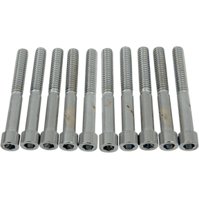 DRAG SPECIALTIES 1/4 - 20*2 SMTH ALLEN BOLTS CY - CHROME (MPB185S) - DRIVEN Canada's Powersports 632393167956MPB185S