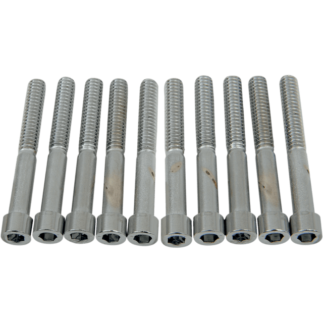DRAG SPECIALTIES 1/4 - 20*2 SMTH ALLEN BOLTS CY - CHROME (MPB185S) - DRIVEN Canada's Powersports 632393167956MPB185S