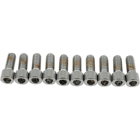 DRAG SPECIALTIES 1/4 - 20*5/8 SMTH ALLEN BLTS (10) CY - CHROME (MPB178S) - DRIVEN Canada's Powersports 632393167543MPB178S