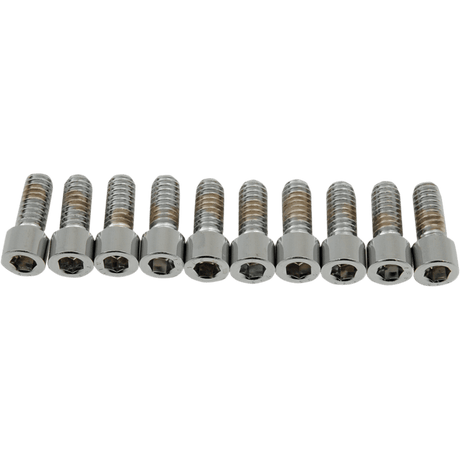 DRAG SPECIALTIES 1/4 - 20*5/8 SMTH ALLEN BLTS (10) CY - CHROME (MPB178S) - DRIVEN Canada's Powersports 632393167543MPB178S