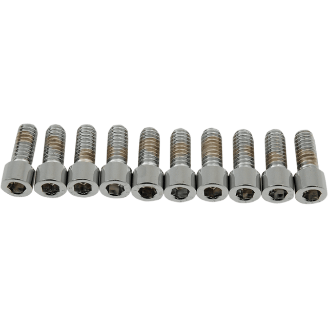 DRAG SPECIALTIES 1/4 - 20*5/8 SMTH ALLEN BLTS (10) CY - CHROME (MPB178S) - DRIVEN Canada's Powersports 632393167543MPB178S
