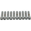 DRAG SPECIALTIES 1/4 - 20*7/8 SMTH ALLEN BOLTS (10) CY - CHROME (MPB180S) - DRIVEN Canada's Powersports 632393167666MPB180S