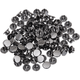 DRAG SPECIALTIES 1/4"ALLEN BOLT HEAD PLUGS (100) CY - CHROME (MPB411) - DRIVEN Canada's Powersports 632393173919MPB411