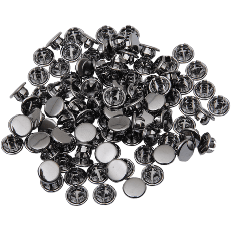 DRAG SPECIALTIES 1/4"ALLEN BOLT HEAD PLUGS (100) CY - CHROME (MPB411) - DRIVEN Canada's Powersports 632393173919MPB411