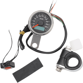DRAG SPECIALTIES 1.87 MINI SPEEDO KM/H - DRIVEN Canada's Powersports 2210 - 0324