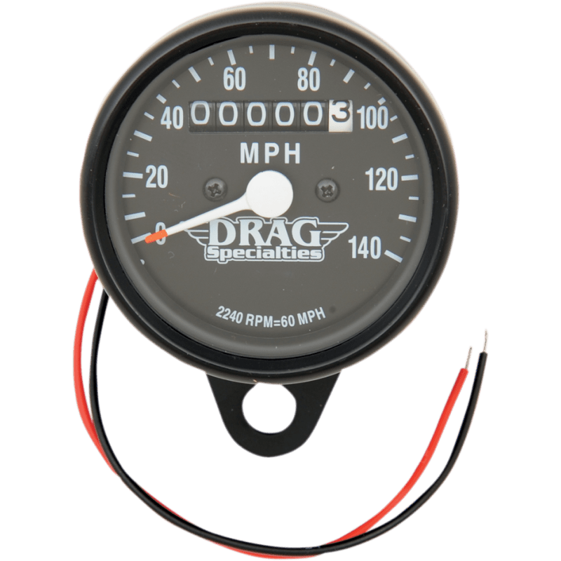 DRAG SPECIALTIES 2240:60 FACED MINI MECH SPEEDO - DRIVEN Canada's Powersports 2210 - 0253
