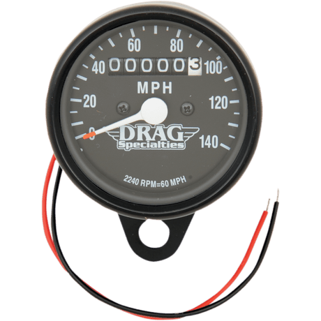 DRAG SPECIALTIES 2240:60 FACED MINI MECH SPEEDO - DRIVEN Canada's Powersports 2210 - 0253