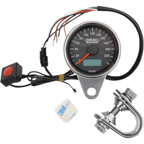 DRAG SPECIALTIES 2.37" MINI SPEEDO KM/H - DRIVEN Canada's Powersports 2210 - 0326