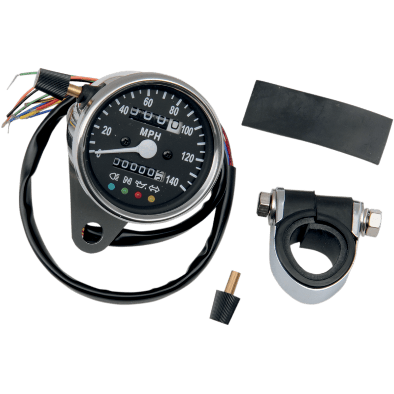DRAG SPECIALTIES 2.4" MECH SPEEDO 2240:60 - DRIVEN Canada's Powersports 2210 - 0210