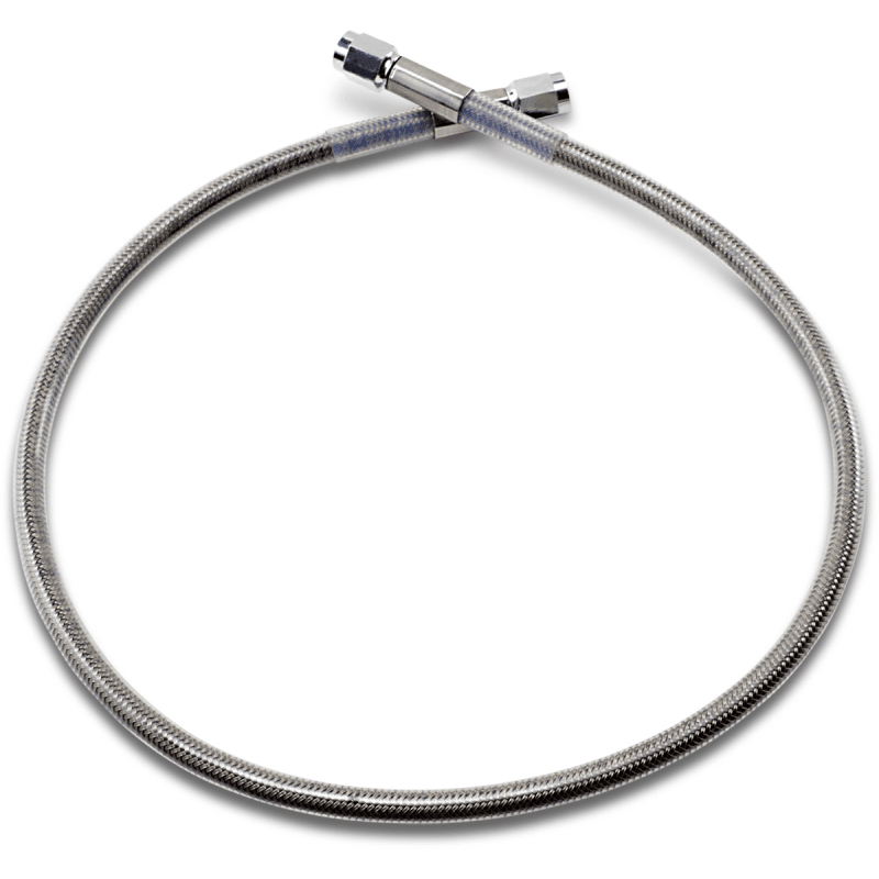 DRAG SPECIALTIES 25" BRAIDED UNIV BRAKE LINE - Driven Powersports Inc.825