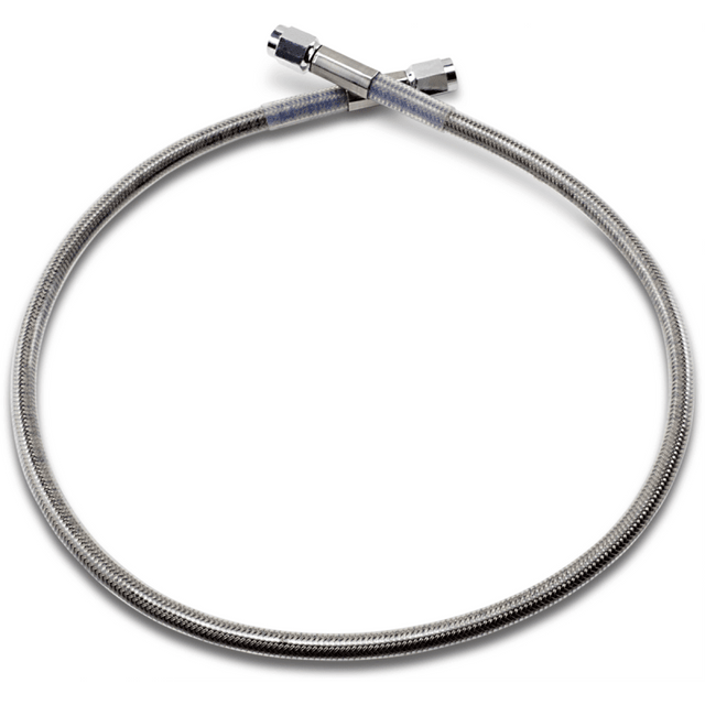 DRAG SPECIALTIES 25" BRAIDED UNIV BRAKE LINE - Driven Powersports Inc.825