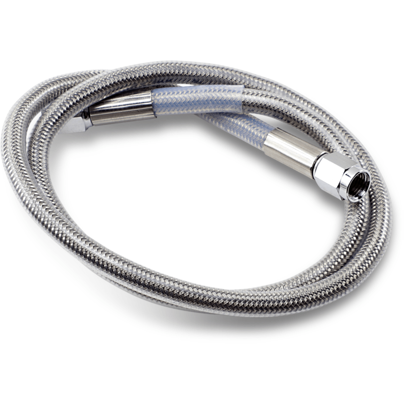 DRAG SPECIALTIES 28" BRAIDED UNIV BRAKE LINE (828) - DRIVEN Canada's Powersports 828