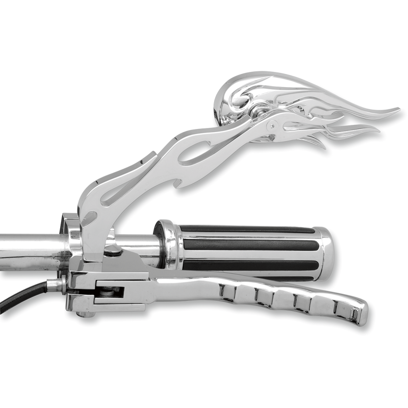 DRAG SPECIALTIES 3 - D FLAME W/FLAME STEM (PR) - DRIVEN Canada's Powersports 0640 - 0219