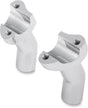 DRAG SPECIALTIES 3.5" CHROME PULLBACK RISERS (PR) (0602 - 0408) - DRIVEN Canada's Powersports 0602 - 0408