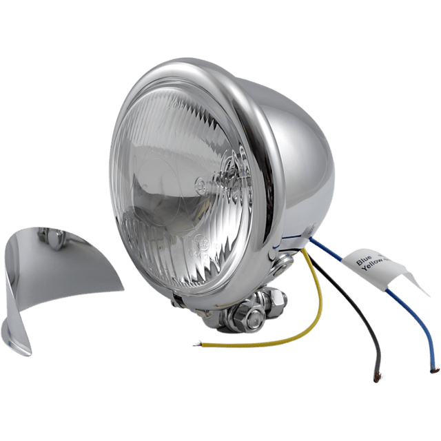 DRAG SPECIALTIES 4 - 1/2" SPOTLAMP W/VISOR HALOGEN (EA) (DS - 280055) - DRIVEN Canada's Powersports DS - 280055