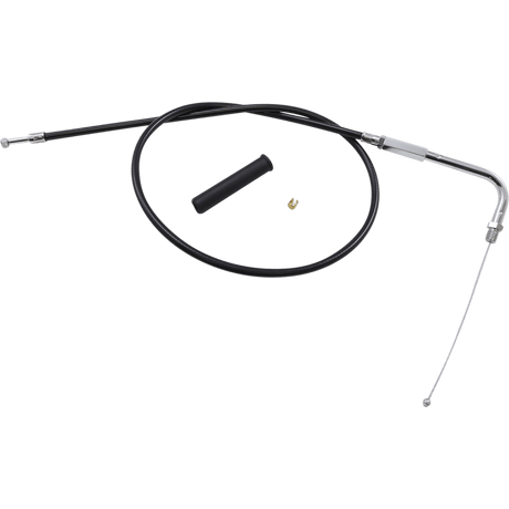 DRAG SPECIALTIES BLACK ST THROTTLE CABLE (4330200B) - DRIVEN Canada's Powersports 0650 - 03454330200B
