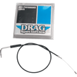 DRAG SPECIALTIES BLACK THROTTLE CABLE (4330344B) - DRIVEN Canada's Powersports 0650 - 10984330344B