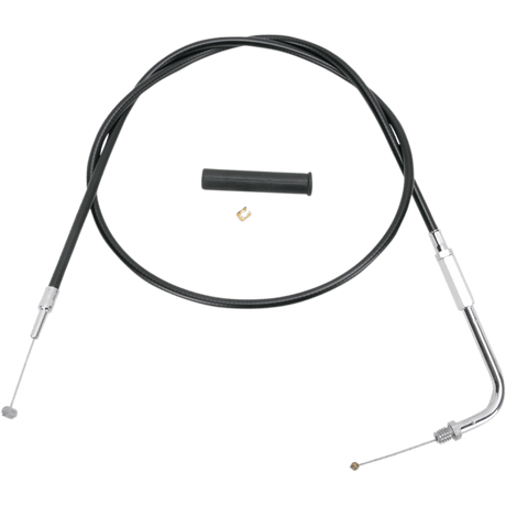 DRAG SPECIALTIES BLACK THROTTLE CABLE (4330530B) - DRIVEN Canada's Powersports 0650 - 10844330530B