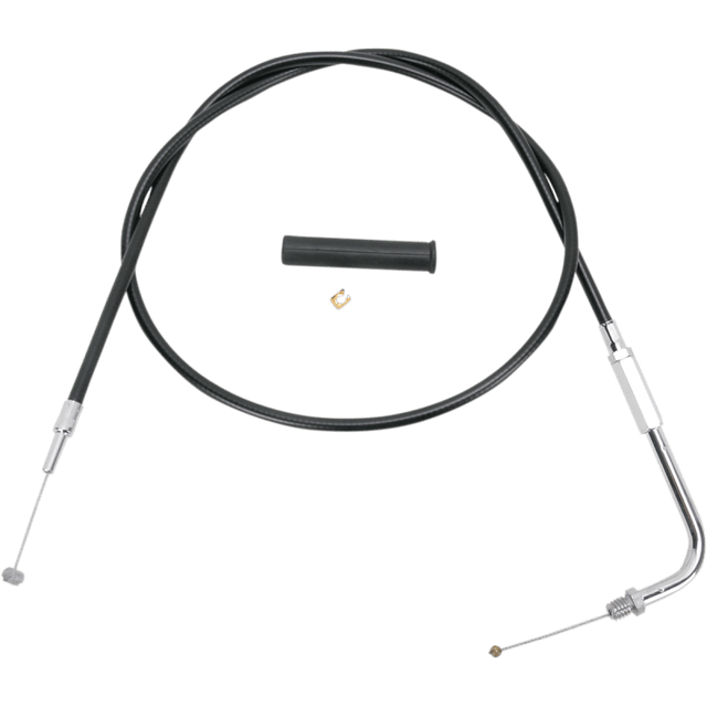 DRAG SPECIALTIES BLACK THROTTLE CABLE (4330530B) - DRIVEN Canada's Powersports 0650 - 10844330530B
