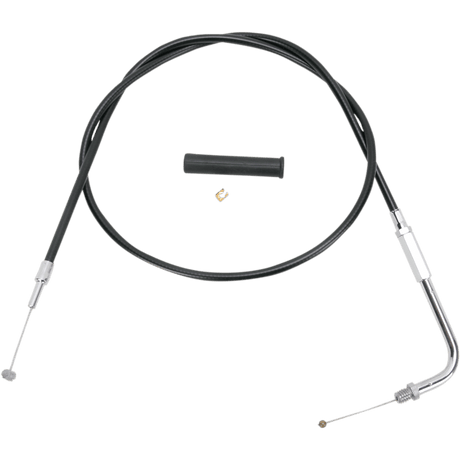 DRAG SPECIALTIES BLACK THROTTLE CABLE (4330548B) - DRIVEN Canada's Powersports 0650 - 10904330548B