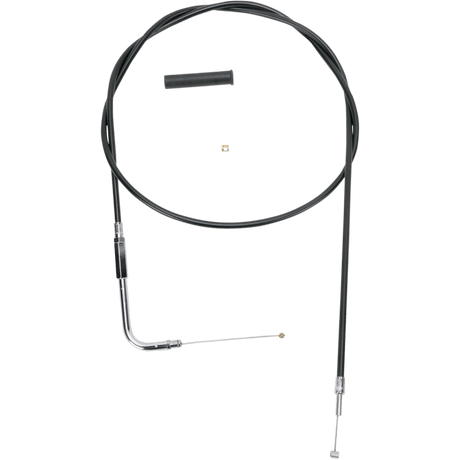 DRAG SPECIALTIES BLACK THROTTLE CABLE (4332152B) - DRIVEN Canada's Powersports 0650 - 10744332152B