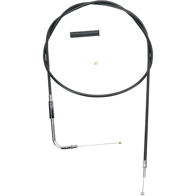 DRAG SPECIALTIES BLACK THROTTLE CABLE (4332154B) - DRIVEN Canada's Powersports 0650 - 10764332154B