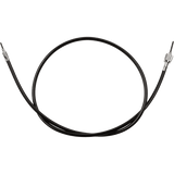 DRAG SPECIALTIES 44.5"LONG 12MM STYLE SPEEDO CABLE Black Front - Driven Powersports