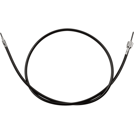 DRAG SPECIALTIES 44.5"LONG 12MM STYLE SPEEDO CABLE Black Front - Driven Powersports