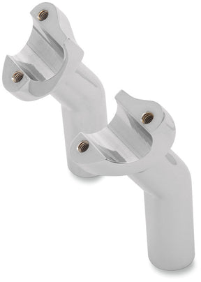 DRAG SPECIALTIES 4.5" PULLBACK RISERS CHROME (PR) (0602 - 0409) - DRIVEN Canada's Powersports 0602 - 0409