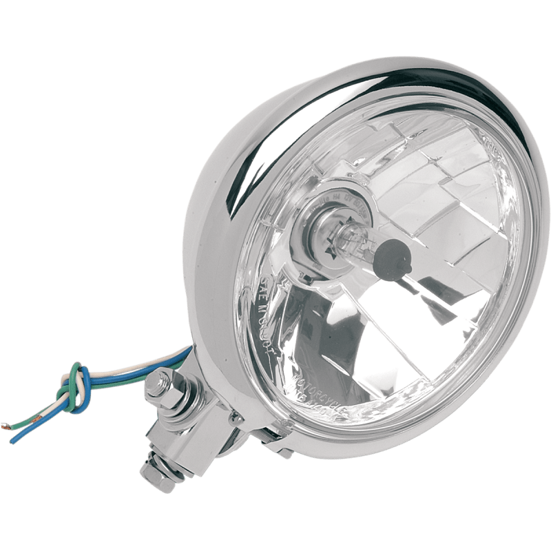 DRAG SPECIALTIES 5 - 3/4" DIA BOTT/MNT HEADLIGHT F/SPR (EA) (2001 - 0099) - DRIVEN Canada's Powersports 2001 - 0099