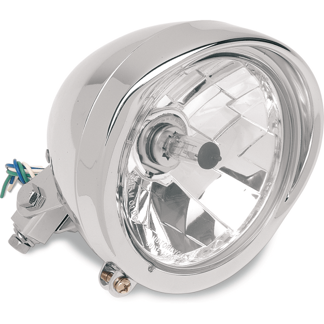 DRAG SPECIALTIES 5 - 3/4" DIAMOND H/LIGHT W/VISOR (2001 - 0095) - DRIVEN Canada's Powersports 2001 - 0095