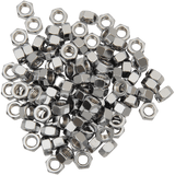 DRAG SPECIALTIES 5/16 - 18 HEX NUTS COARSE (100) CY - CHROME (MPB169) - DRIVEN Canada's Powersports 632393668880MPB169