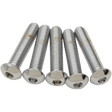 DRAG SPECIALTIES 5/16"18X2"BUTTON HEAD BOLT (5) DS - 192326 (MPB828) - DRIVEN Canada's Powersports 632393178846MPB828
