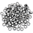 DRAG SPECIALTIES 5/16 - 24 FINE HEX NUTS (100) CY - CHROME - DRIVEN Canada's Powersports 632393668460MPB166