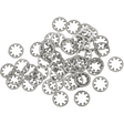 DRAG SPECIALTIES 5/16" (50PK) CHROME INSIDE STAR WASHER (MPB458) - DRIVEN Canada's Powersports 632393174527MPB458