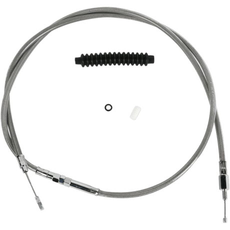 DRAG SPECIALTIES S/STEEL HE CLUTCH CABLE (5320260HE) - DRIVEN Canada's Powersports 0652 - 15425320260HE