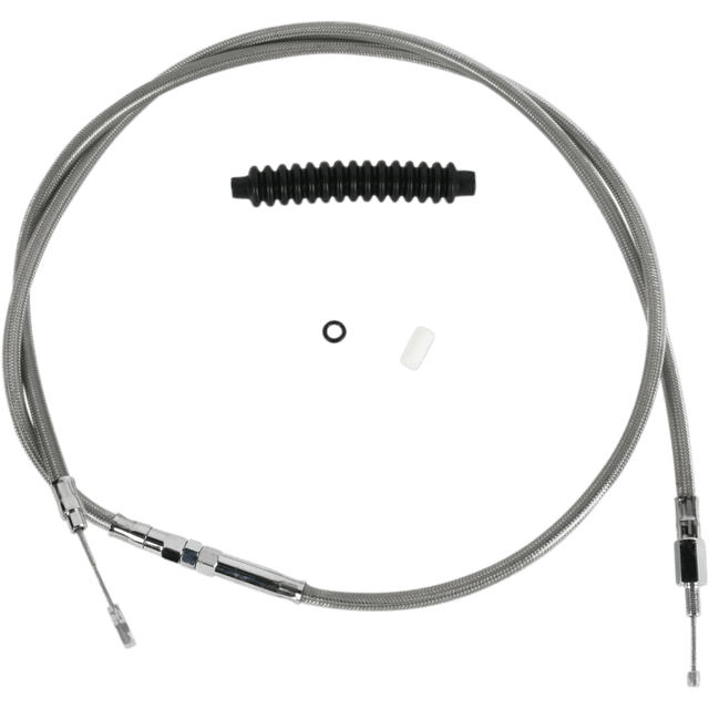 DRAG SPECIALTIES S/STEEL HE CLUTCH CABLE (5320260HE) - DRIVEN Canada's Powersports 0652 - 15425320260HE
