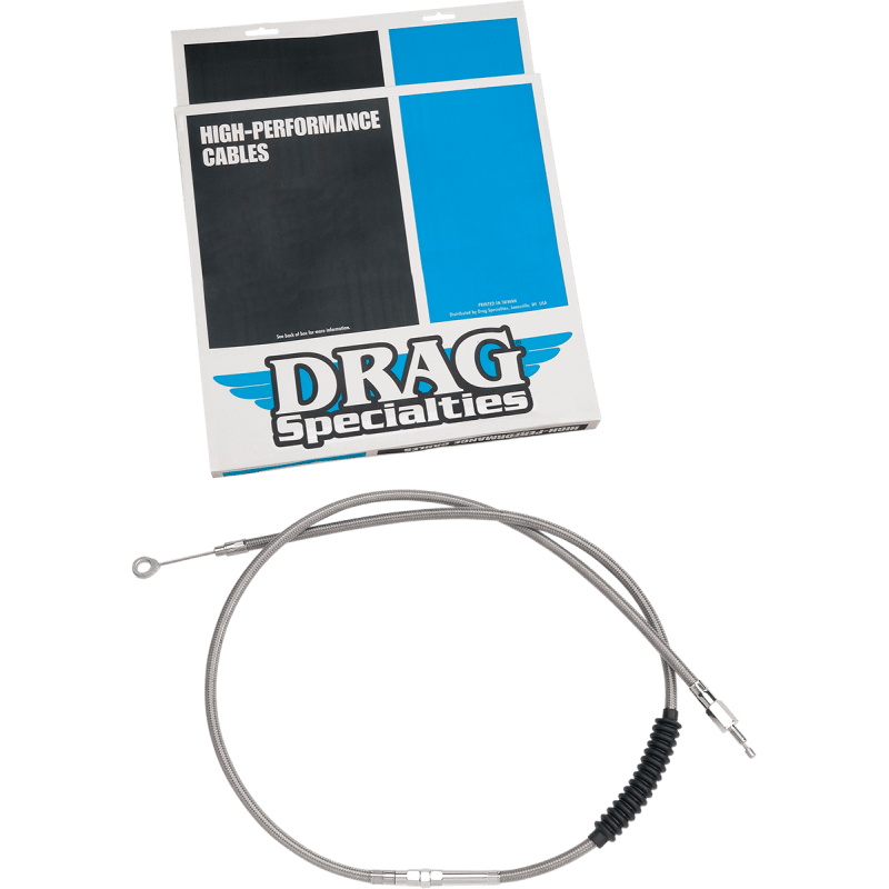DRAG SPECIALTIES S/STEEL FL HE CLUTCH CABLE (5321200HE) - DRIVEN Canada's Powersports 0652 - 14625321200HE