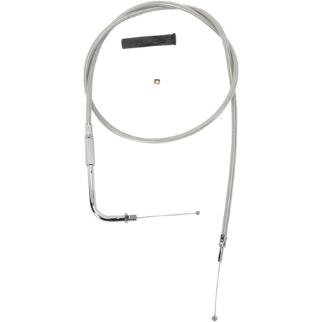 DRAG SPECIALTIES PRE 96 S/STEEL THROTTLE CABLE (5331102B) - DRIVEN Canada's Powersports 0650 - 03955331102B