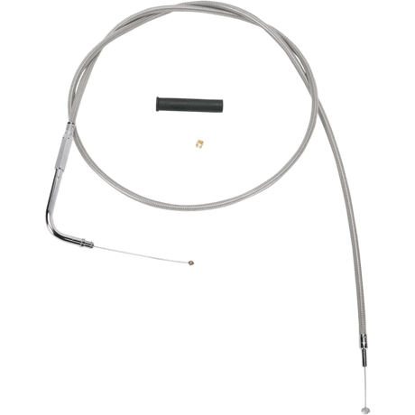 DRAG SPECIALTIES S/STEEL THROTTLE CABLE (5332150B) - DRIVEN Canada's Powersports 0650 - 10735332150B