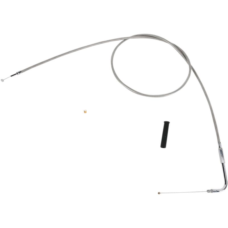 DRAG SPECIALTIES S/STEEL THROTTLE CABLE (5332152B) - DRIVEN Canada's Powersports 0650 - 10755332152B