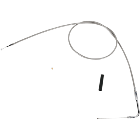 DRAG SPECIALTIES S/STEEL THROTTLE CABLE (5332152B) - DRIVEN Canada's Powersports 0650 - 10755332152B