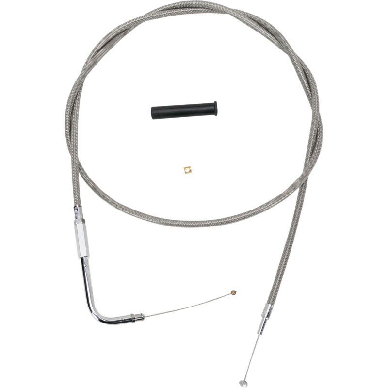 DRAG SPECIALTIES S/STEEL THROTTLE CABLE (5332154B) - DRIVEN Canada's Powersports 0650 - 10775332154B