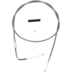 DRAG SPECIALTIES S/STEEL THROTTLE CABLE (5332154B) - DRIVEN Canada's Powersports 0650 - 10775332154B