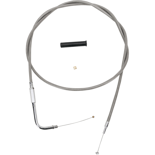 DRAG SPECIALTIES S/STEEL THROTTLE CABLE (5332154B) - DRIVEN Canada's Powersports 0650 - 10775332154B
